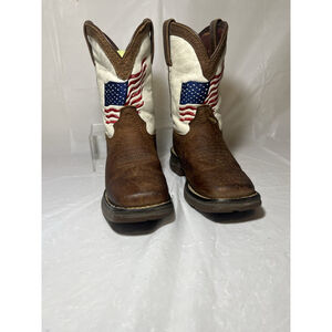 Lil' Rebel by Durango Little Kids Distressed Flag Western Boot size 11 M
